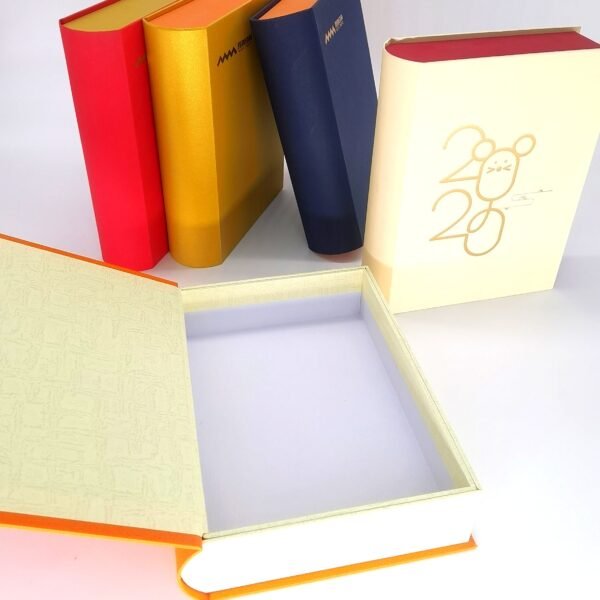 Book-shaped packaging box