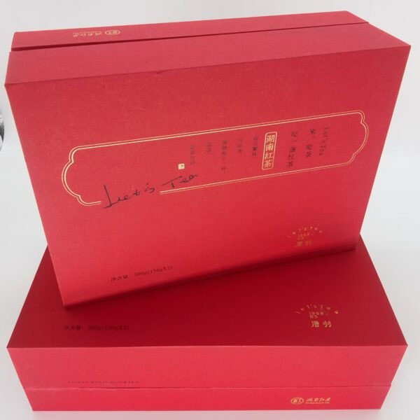 Red tea packaging box