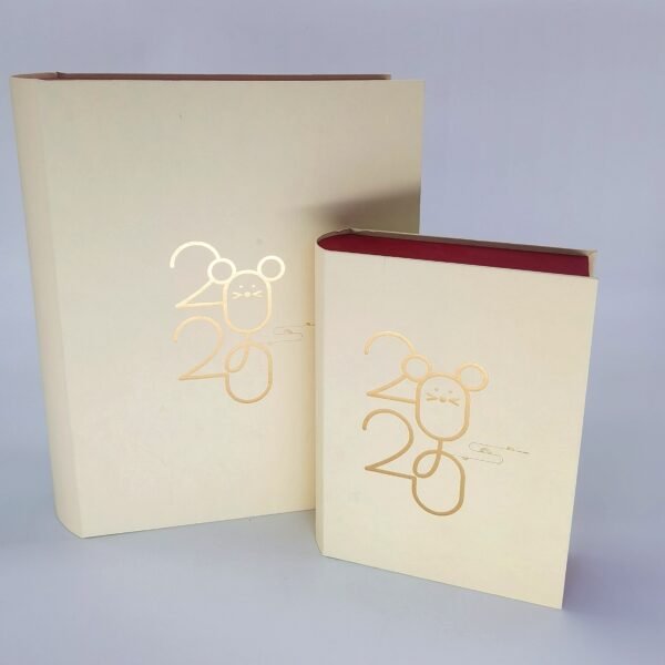 Book-shaped packaging box